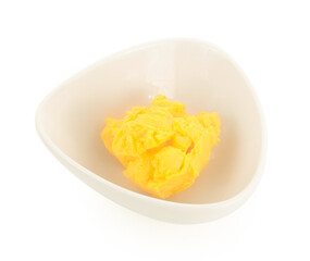 butter isolated on white background.