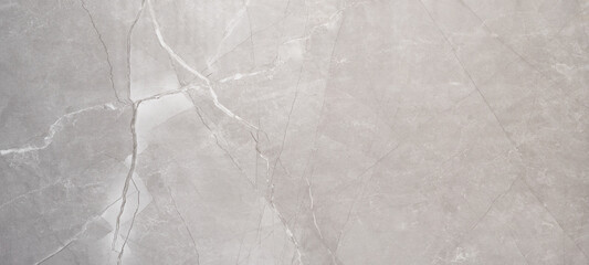 Naklejka premium Gray grey white abstract marble granite natural stone texture background banner panorama