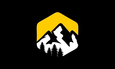 Mountain luxury logo