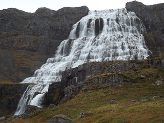 the dynjandi waterfall in island © Guenter
