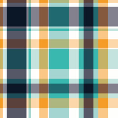 Modern orange and blue checker vector pattern 