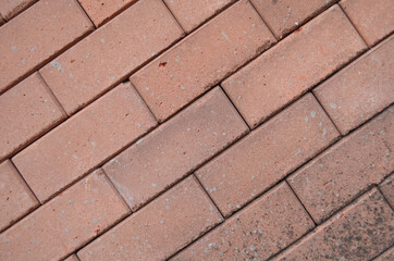 Red brick wall texture for a background.