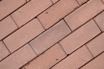 Fototapeta premium Red brick wall texture for a background.