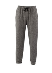 Dark gray sweatpants isolated on white background