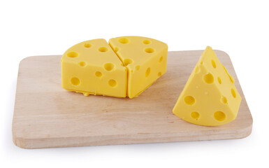 cheese Isolated on white background