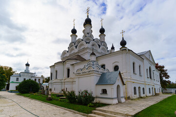 Church architecture of Murom, a city in Russia. 