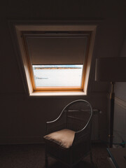 window, chair in hotel