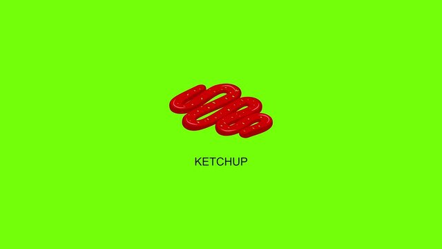Ketchup icon animation