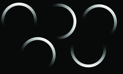 abstract background with circles. vector illustration. modern background 