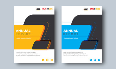 
Annual Report Layout Design Template, Background Business Book Cover Design Template in A4. Can be adapt to Brochure, Annual Report, Magazine, Poster, Corporate Presentation, Portfolio, Flyer, Book