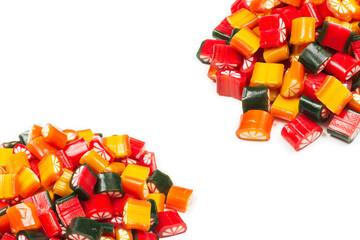 Citrus colorful candies. Jelly sweets,