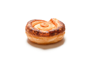 Tasty puff isolated on a white background.