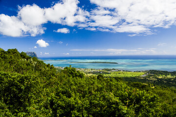 View of Mauritius Island