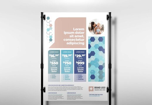 Health Insurance Poster Flyer Layout 