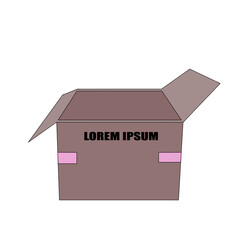 cheetah in pink color flat style. Trend illustration.