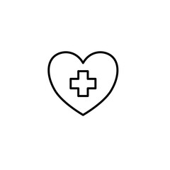 Fototapeta premium Medical Help icon. Vector illustration for graphic design, Web, UI,