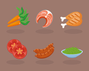 food icon set