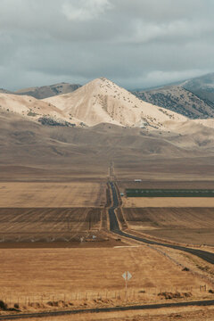 Road with mountain