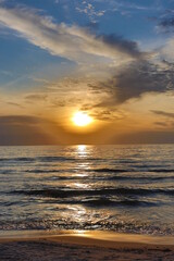 Obraz premium sunset on the beach