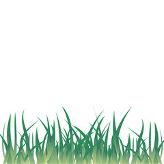 Green grass symbol vector isolated on white background , illustration Vector EPS 10