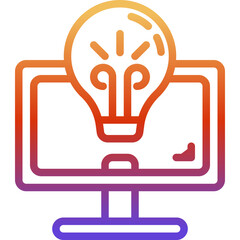 learning gradient icon