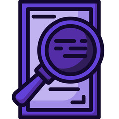 search two tone icon