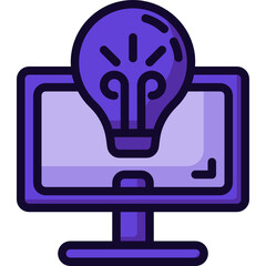Fototapeta premium learning two tone icon