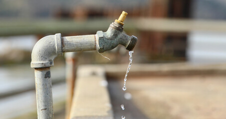 Water waste and dripping faucet