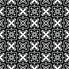 Seamless vector pattern in geometric ornamental style. 