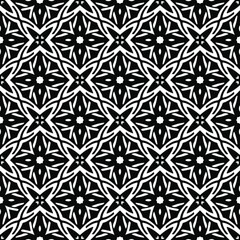 Seamless vector pattern in geometric ornamental style. 