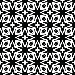 Seamless vector pattern in geometric ornamental style. 