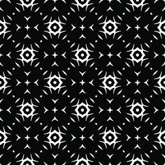 Seamless vector pattern in geometric ornamental style.