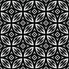 Seamless vector pattern in geometric ornamental style.