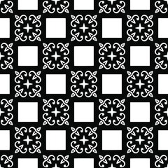 Seamless vector pattern in geometric ornamental style.