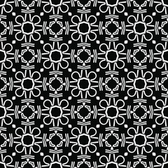 Seamless vector pattern in geometric ornamental style.