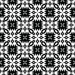 Seamless vector pattern in geometric ornamental style.