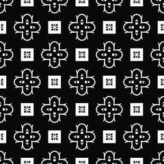 Obraz premium Seamless vector pattern in geometric ornamental style.
