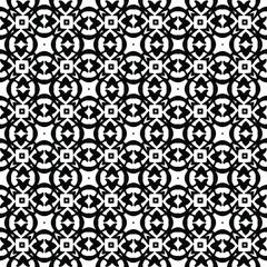Seamless vector pattern in geometric ornamental style.
