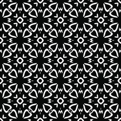 Seamless vector pattern in geometric ornamental style.