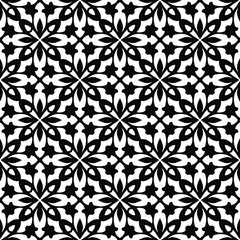 Seamless vector pattern in geometric ornamental style.