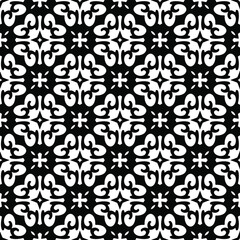 Seamless vector pattern in geometric ornamental style.