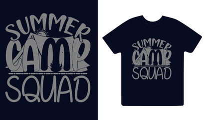 Summer camp squad, summer svg, ai, eps, jpeg, Png, dxf, Pdf, Happy Camper SVG, Hiking Mountains Campfire Tent T-Shirt, instant download, Camp life SVG, Digital file
