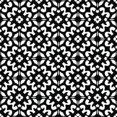 Seamless vector pattern in geometric ornamental style.