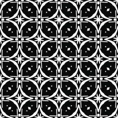 Seamless vector pattern in geometric ornamental style.