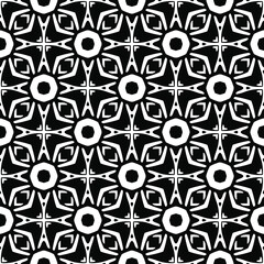 Seamless vector pattern in geometric ornamental style. 