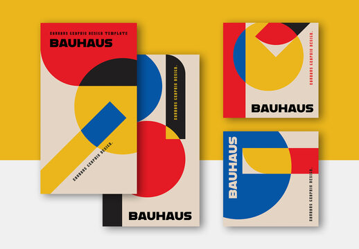 Bauhaus Style Social Media Posts