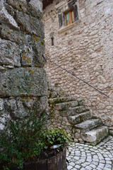 dettaglio stradine di Chieti, Italy