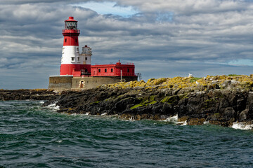 Longstone Lighthouse in the farne Islands - United Kingdom