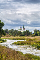 Obraz premium Teza river, Russia