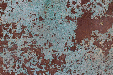 the texture of a rusty gate